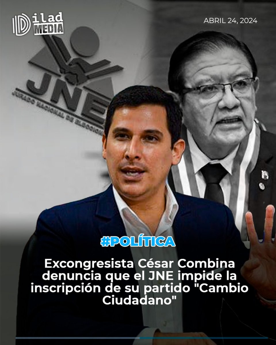 #POLÍTICA | 🚨El excongresista @cesarcombina denunció que el Movimiento Cambio Ciudadano acudió a la cita programada por el JNE y, de forma arbitraria, decidieron 'no recepcionar' 29 800 fichas de afiliación y 71 libros de actas.  . . . #JNE #SalasArenas #Peru #fraude