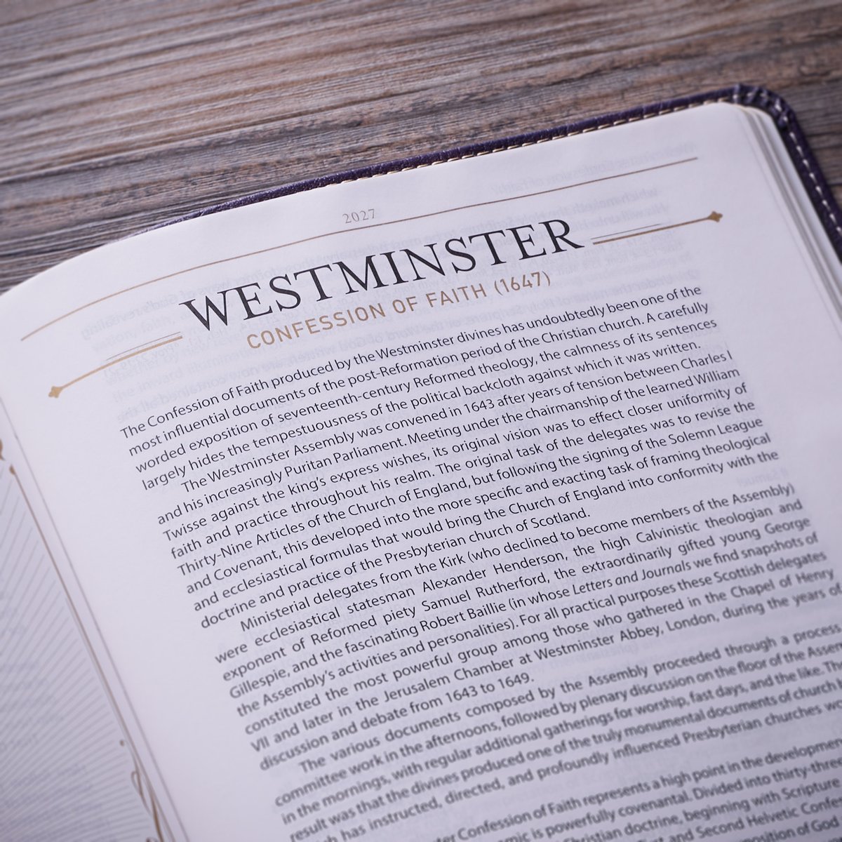 kjvbiblesstore's tweet image. The Puritans used the King James Version to write the Westminster Confession of Faith in 1647. Find this confession and more church history in our KJV Study Bibles.
kjvbibles.com/study-bibles
#kjvbibles #studybible #churchhistory