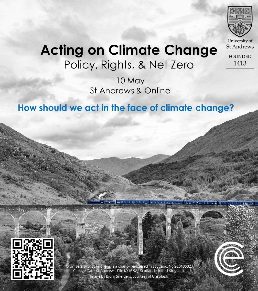 How should we act in the face of climate change? Join us on 10 May for 'Acting on Climate Change: Policy, Rights, & Net Zero' Speakers will include: Patrick Harvie, Sarah Boyack, John Swinney In-person tickets are still available! Register here: tinyurl.com/2bpdv5sc