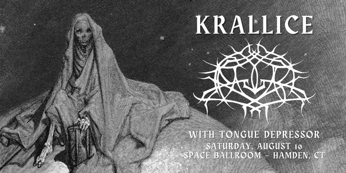 JUST ANNOUNCED: Black metal band Krallice is here on Saturday, August 10th with Tongue Depressor! Tickets on sale Friday at 10am: tinyurl.com/KralliceSb24