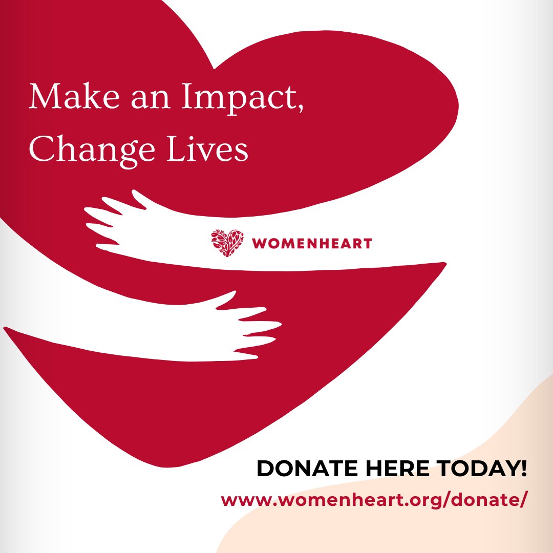 Support women's heart health today! Your donation can make a real difference in advocacy, education, and support. Together, we can empower women and save lives. Donate here: womenheart.org/donate/ 💗 #DonateNow #WomenHeart