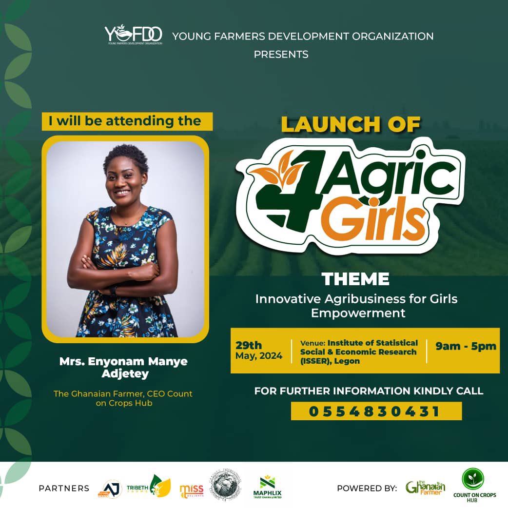 On the national level, women entrepreneurship has been credited with reducing poverty, generating employment, and making strides towards.

Don’t miss out on this opportunity to start your career in agribusiness.

#WomenEmpowerment 
#InspireInclusion