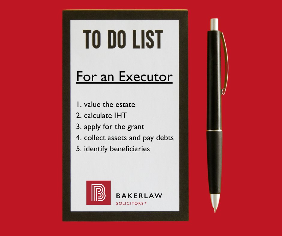 BakerLawLLP's tweet photo. Do you know the steps to wind up someone’s affairs after their death? An #executor or #administrator should ensure they follow the correct process to avoid mistakes which they could be personally liable for. We take a look at 6 key steps in our new blog:

https://t.co/7HwCU8dRdA https://t.co/Mzy7FR4B5m