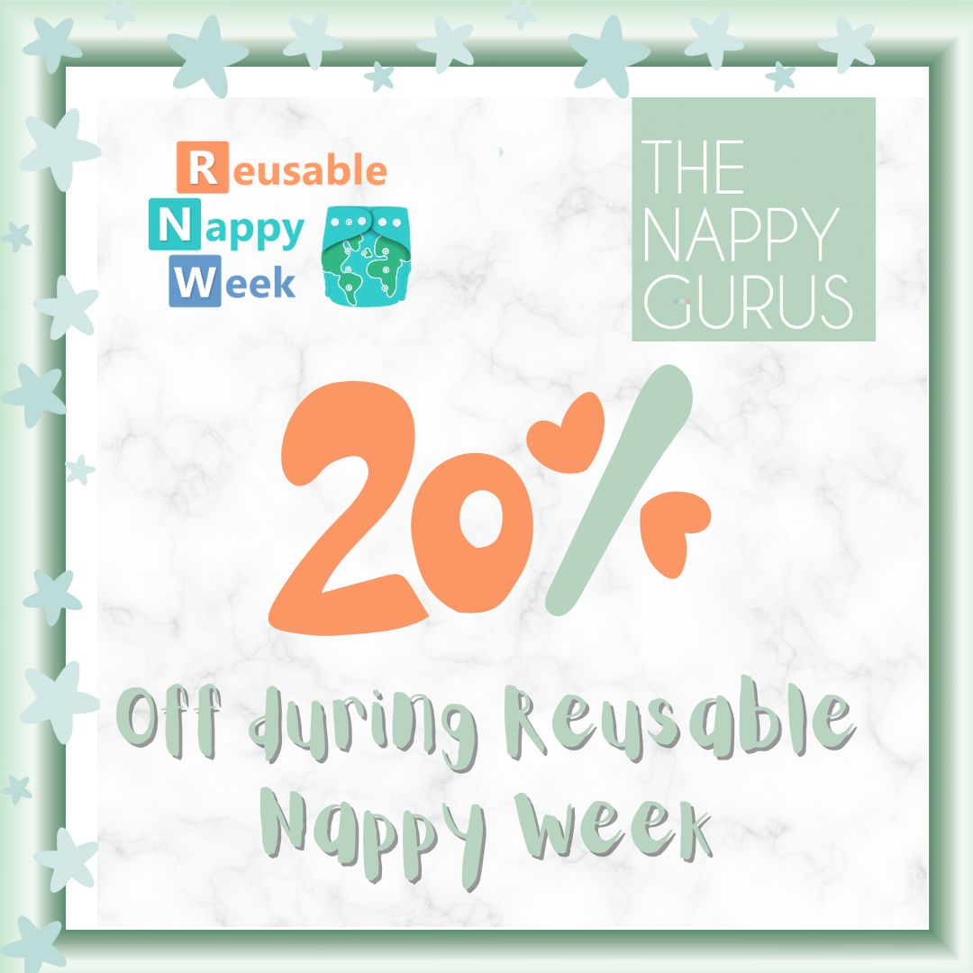 Offering advice the experienced Nappy Guru team help set families up for long term success with reusable nappy. And during #ReusableNappyWeek they are offering 20% off (exclusions apply). Click here for more details: orlo.uk/uKhAl