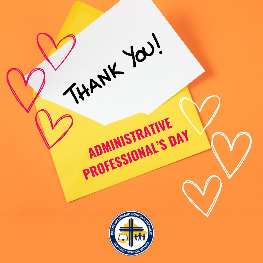 Sending a huge thank you to our amazing administrative staff for their support, innovative approach, welcoming nature, and dedication to our students and Catholic education. #BHNForAll #OSSTF