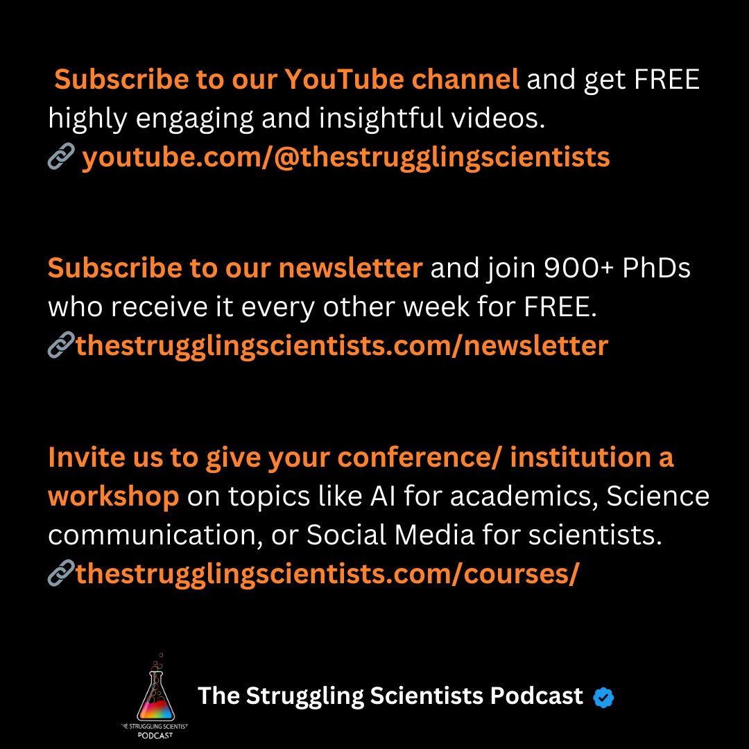 🔗 youtube.com/@thestruggling… 🔗thestrugglingscientists.com/newsletter 🔗 thestrugglingscientists.com/courses/
