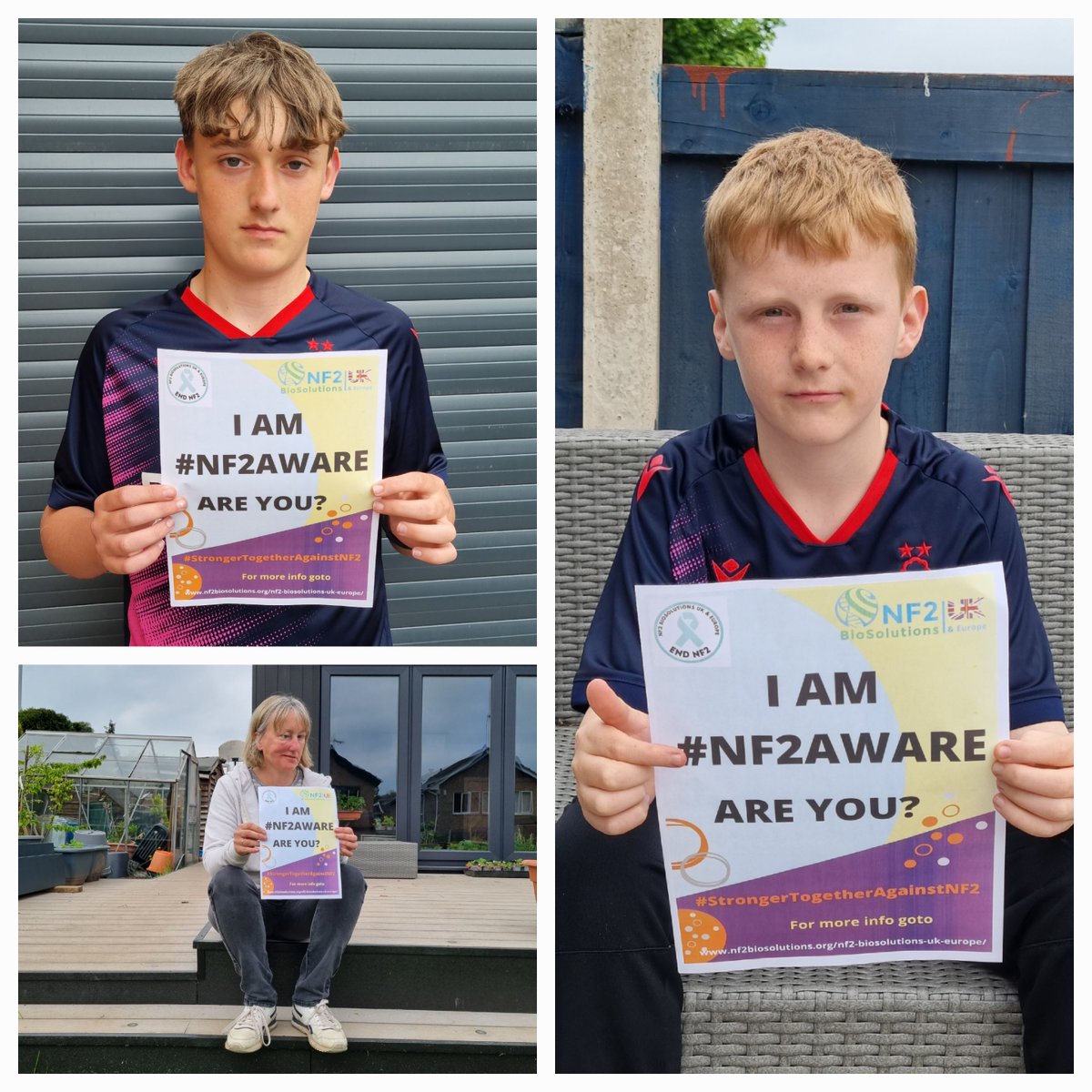 nf2biosolution1's tweet photo. We are #NF2Aware Are You?
Join our campaign, print your poster and be #NF2Aware
Print your poster here> https://t.co/EPDuEzjMa4
Take a pic, Send us a copy!
#endNF2 #NF2awarenessday #NF2Schwannomatosis #schwannomatosis
#NF2support #nf2 #nf2family #nf2warrior #LetstalkNF2 https://t.co/veB1C9lwMV