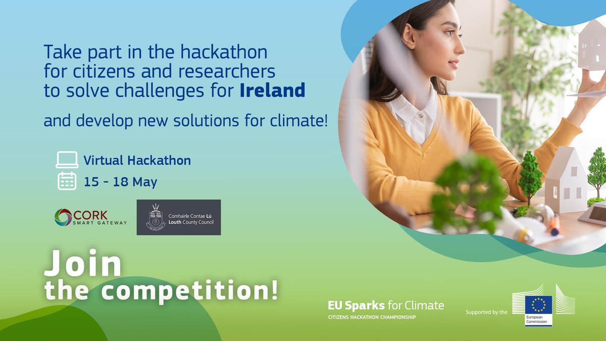 EU Sparks for Climate - Hackathon. See here for details - fingalppn.ie/?p=18538