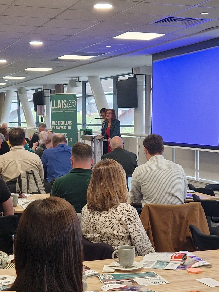 Cabinet Secretary for Health and Social Care @Eluned_Morgan talking about the challenges facing public services and the difficult conversations that are needed to improve outcomes #LlaisNationalConversation