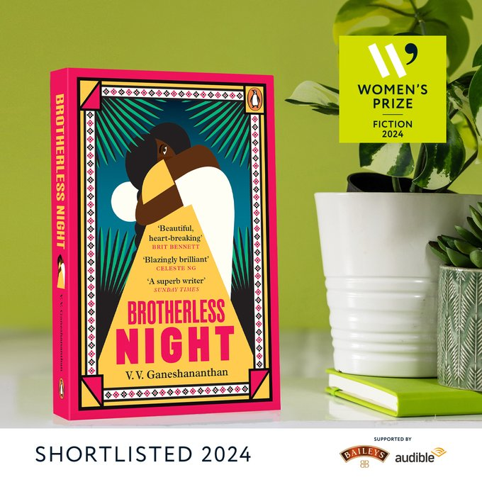 Congratulations to @V_V_G! Brotherless Night has been shortlisted for the Women's Prize for Fiction 2024! What an amazing achievement 👏 @WomensPrize @VikingBooksUK