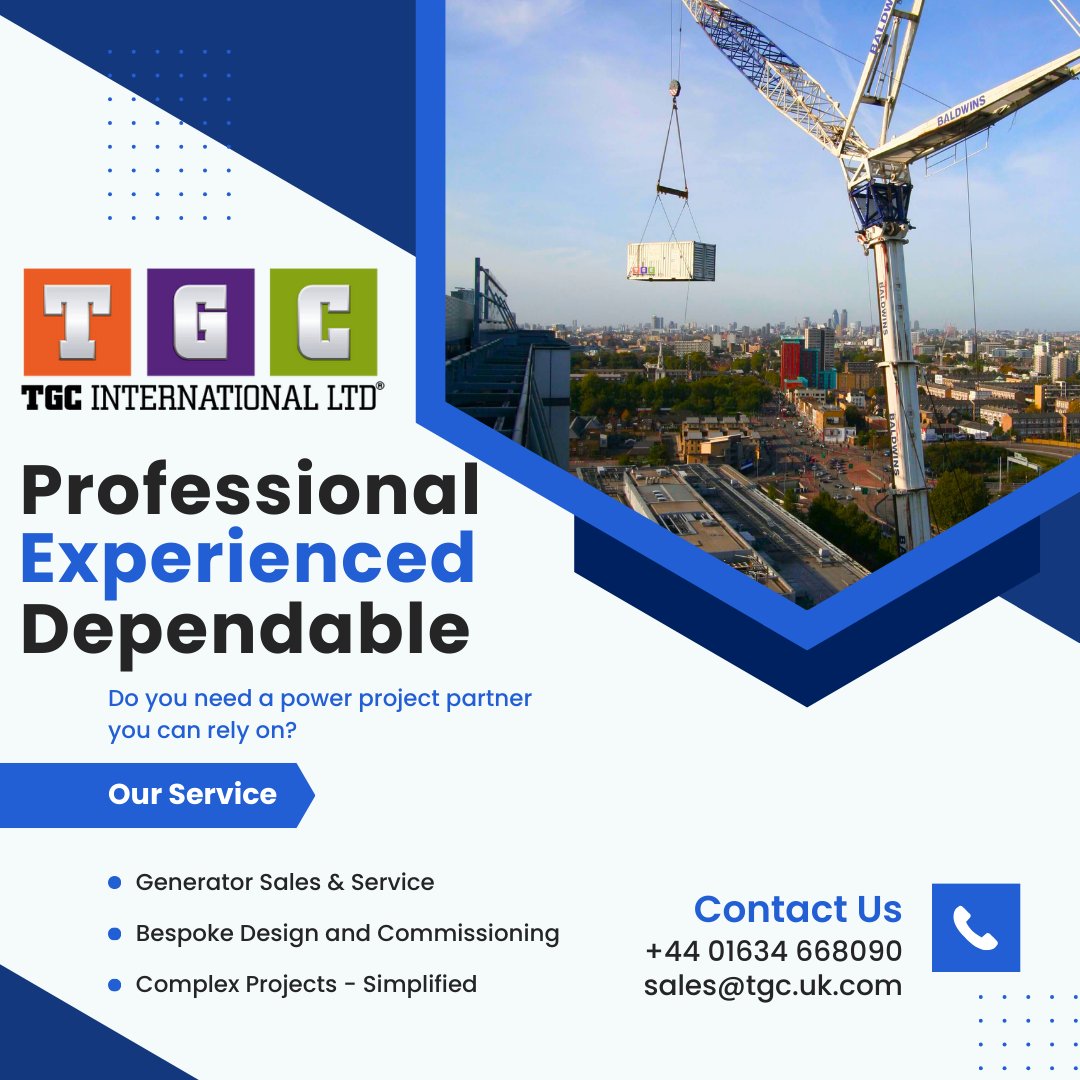 We pride ourselves on being professional, experienced, and dependable. Our mission is to simplify even the most complex projects for you. Trust us to deliver reliable solutions tailored to your needs. #CorporateExcellence #Generators #Power #DataCentres #Banking #Hospitals
