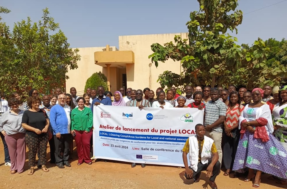 _HQAI's tweet photo. HQAI Proudly Supports LOCAL Project Launch in Burkina Faso! This EU-co-funded initiative by @DRC_ngo, @ICVAnetwork, @spong_burkina & HQAI streamlines compliance for local NGOs in 🇧🇫🇲🇱🇳🇪. Empowering local actors for a stronger humanitarian response! #LOCALproject #betteraid https://t.co/M3kphyOdh4