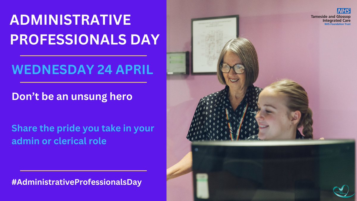 Today we’re celebrating Administrative Professionals Day 🥳 A huge thank you to all the admin staff across our sites for your amazing work 🤗 From those in patient-facing roles to those behind the scenes, we appreciate everything you do 💙