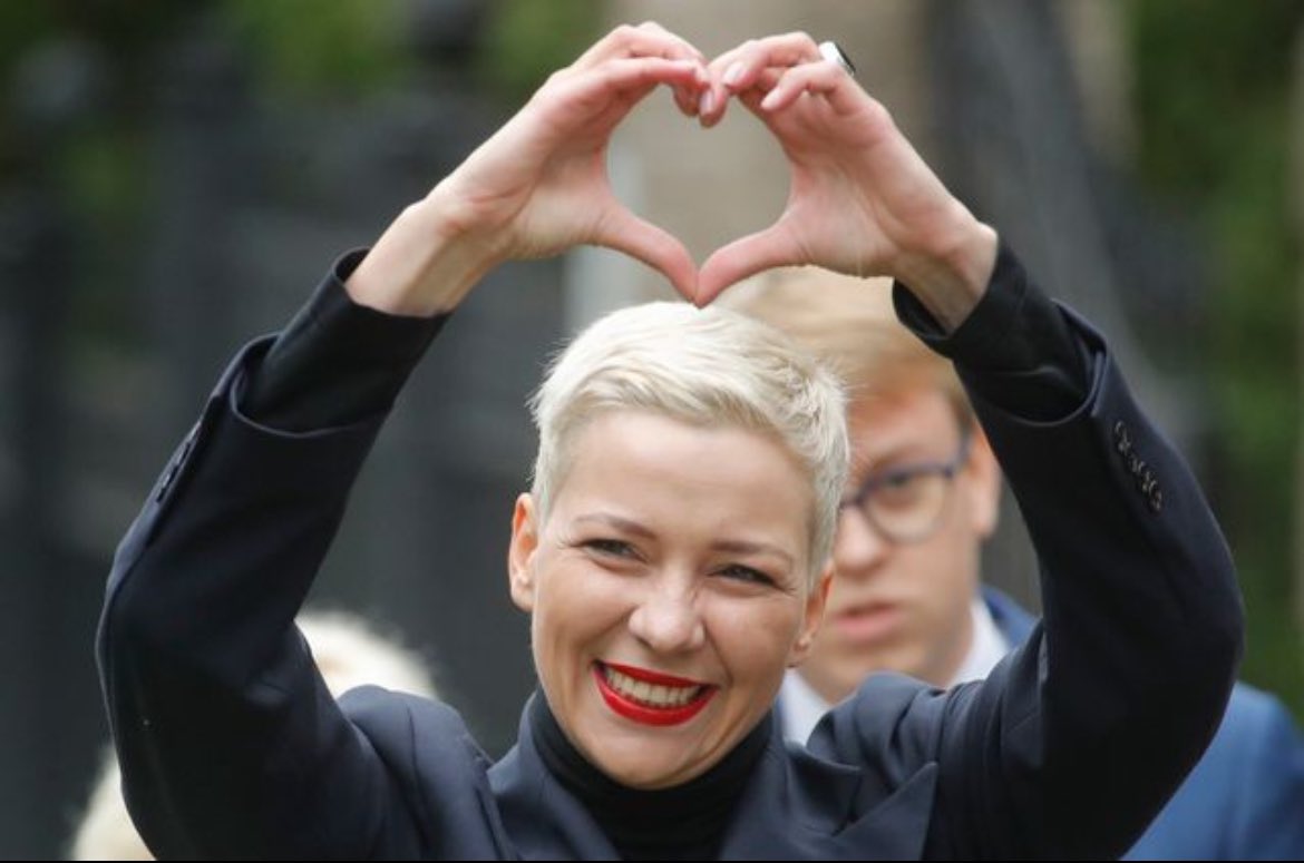 ComEymery's tweet photo. Ihr Lieben,

Heute ist Maria Kalesnikavas Geburtstag.

Seit 2020 ist die Trägerin des Karlspreises 2022 die Geisel von Diktator Lukaschenka.
Seit über einem Jahr gibt es keine Informationen über ihr Schicksal.

#FreeMariaKalesnikava
#BelarusIsATerroristState https://t.co/rtvHTFhiH5