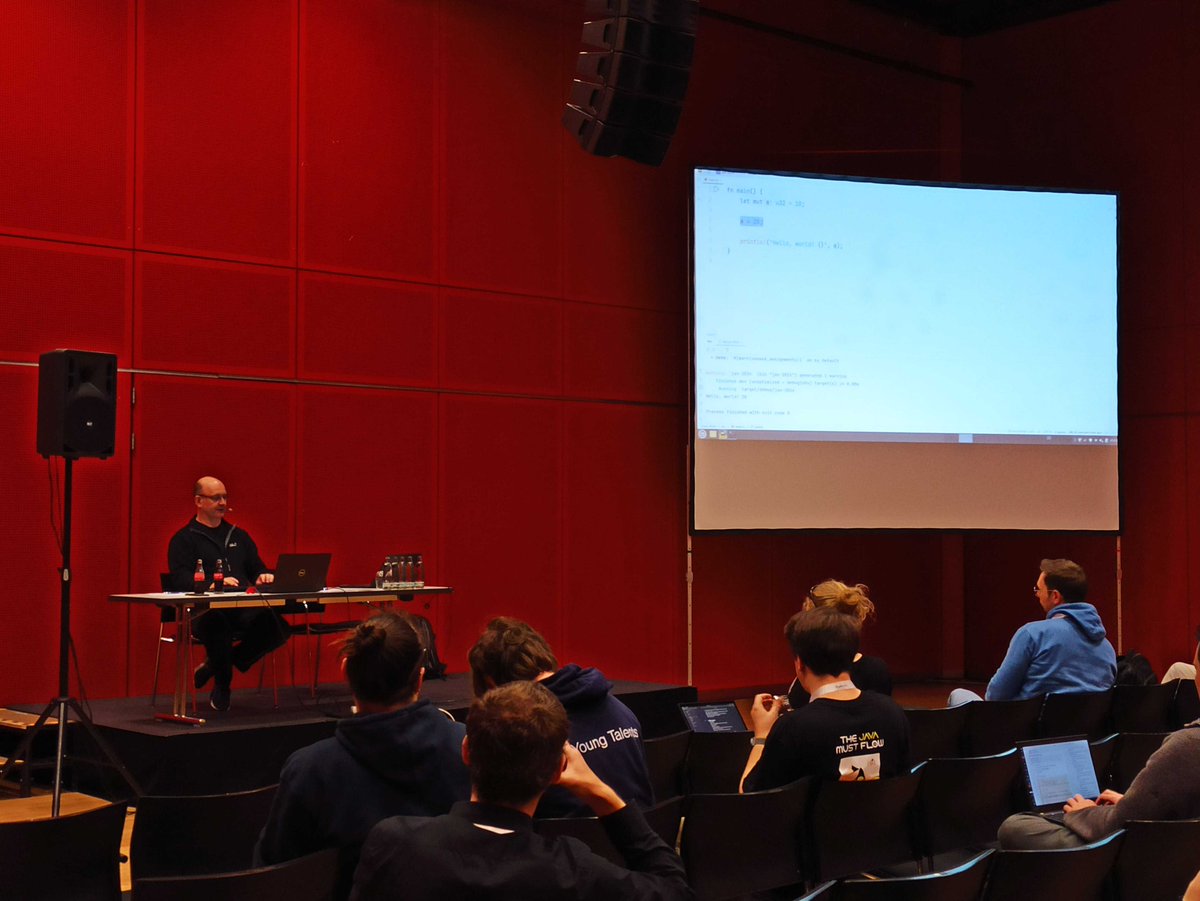 jaxcon's tweet image. Rust live erleben: Programmieren ohne Folien!

Entdecke Rust, die junge Sprache für robuste &amp;amp; performante Anwendungen.
In dieser Session zeigt Arno Haase die Sprache praxisnah in der IDE, ohne Folien.

#jaxcon #Rust #Programmierung #LiveCode