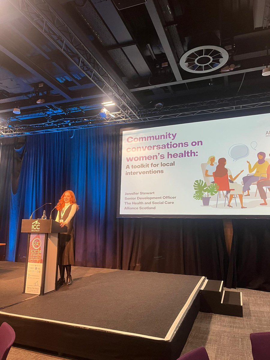 Jen Stewart presented at the ICIC conference to an international audience the Women’s Health Plans - Concersational Cafe Toolkit, which generated great discussion and interest.#ICIC24