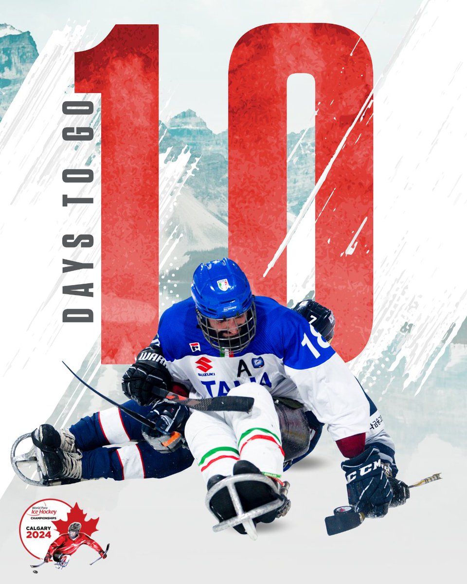 No time to rest 😮‍💨After the B-pool, we're now getting ready for the 2024 World Para Ice Hockey Championships A-Pool. 

Only 10 days to go! 

🗓️4-12 May 
🏟️WinSport Arenas
📍Calgary, Canada
🏒USA, Canada, Czechia, China, South Korea, Italy, Japan and Slovakia.
📺@Paralympics YT