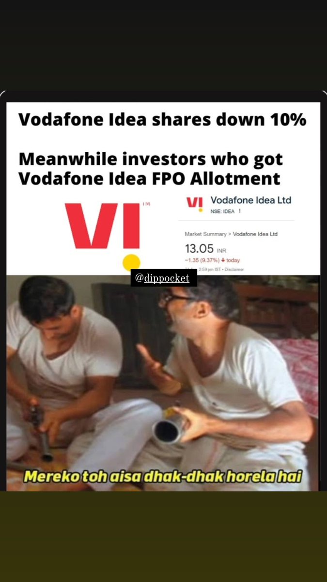 Mere ko bhi ho raha hai😂
#stockmarkets #StockInNews #StockMarketindia #sharemarket #sharemarketnews #VodafoneIdeaFPO #VodaIdea