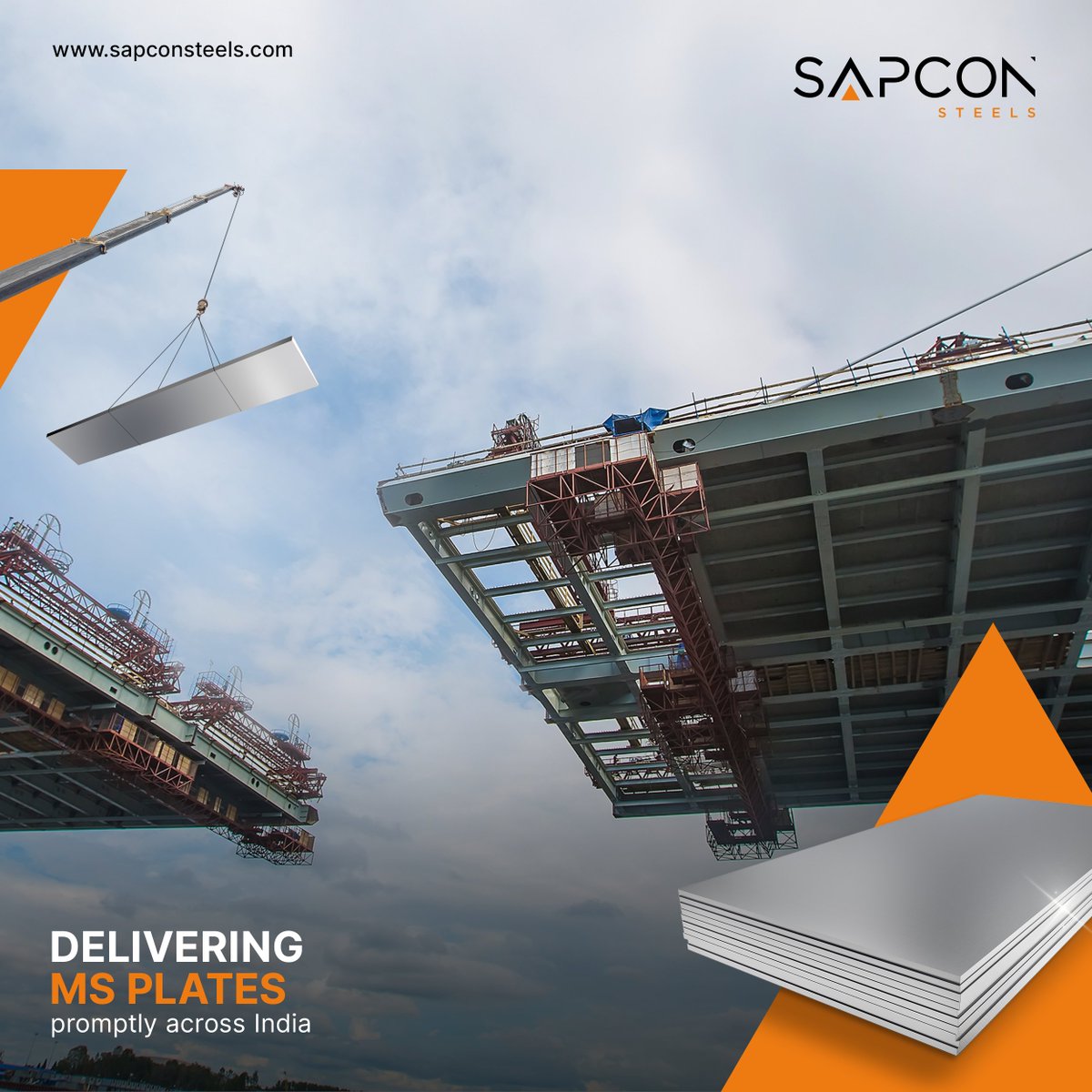 Wide range of mild steel plates for all-India delivery. From shipbuilding & defense to earthmoving, our versatile plates meet your project needs.

#SapconSteels #MSPlates #MildSteelPlates #SteelSupplierInIndia #Sourcesmartersteels