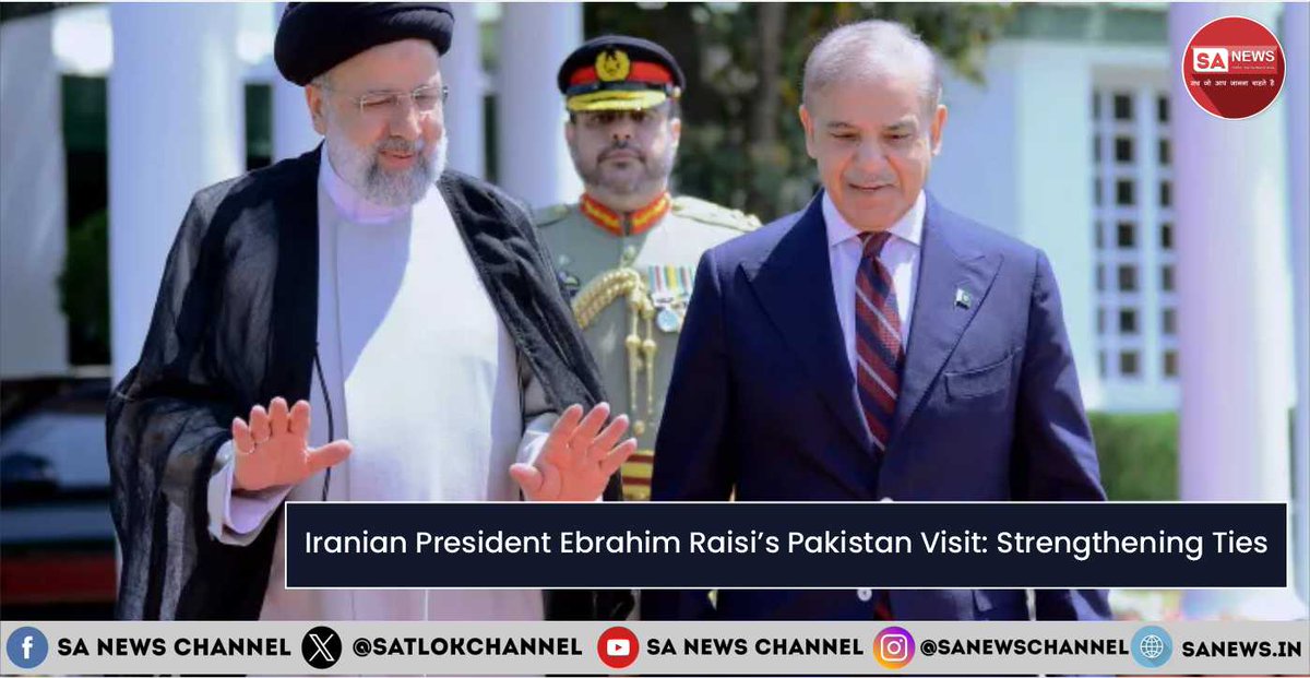 On Monday, 22nd April 2024, Iranian President Ebrahim Raisi arrived at Islamabad for a three day visit to the nation of Pakistan. He will meet important people including the Military General, Prime minister Shehbaz Sharif and others to discuss strengthening bonds between nations:…