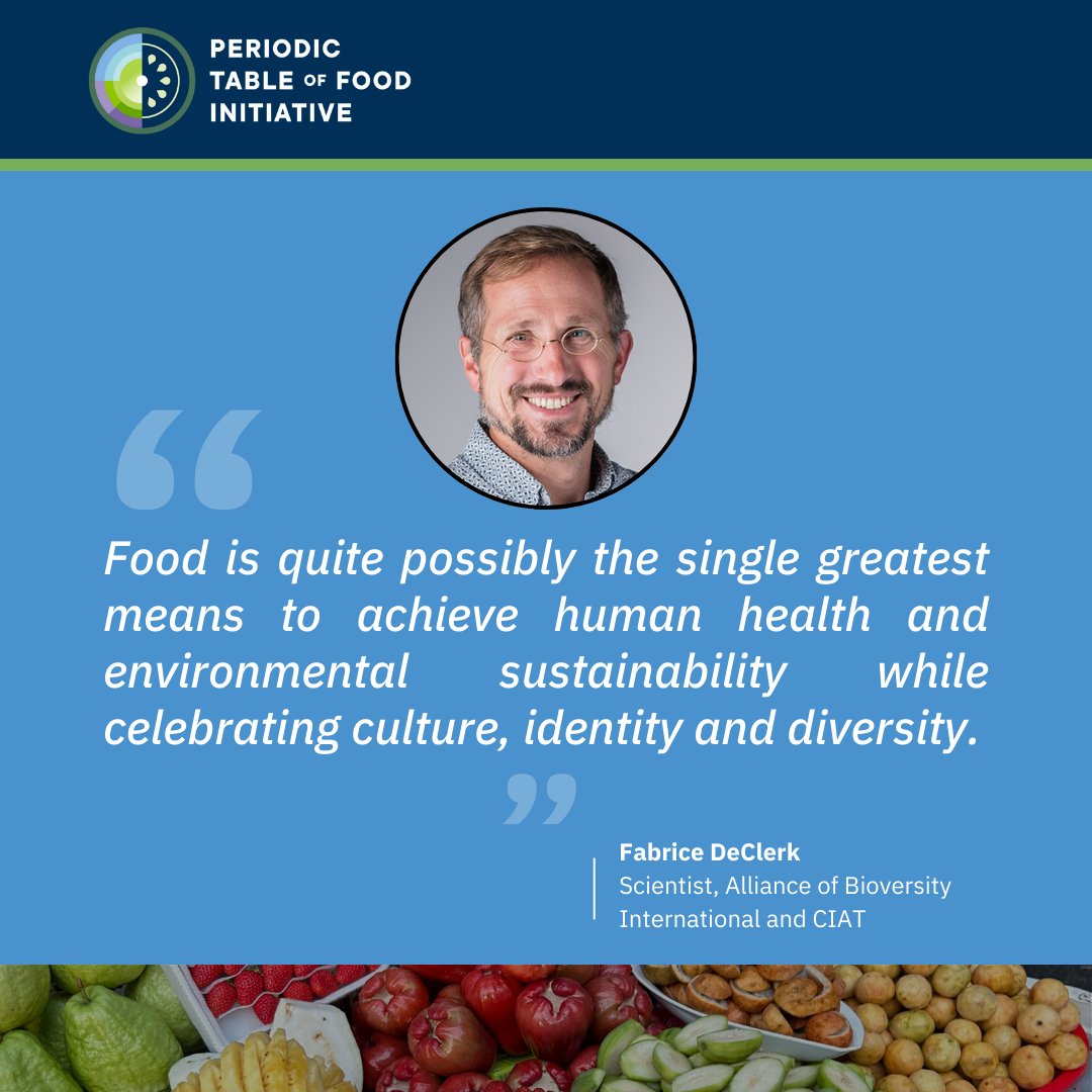 🌱💭 'To reduce human impact on the environment, we must increase diversity. But first, we must better understand it.” @fadeclerck 🧐Discover our analysis of 1,650 foods that uncovers the importance of diversity for #healthydiets and climate resilience.👇 alliancebioversityciat.org/stories/global…