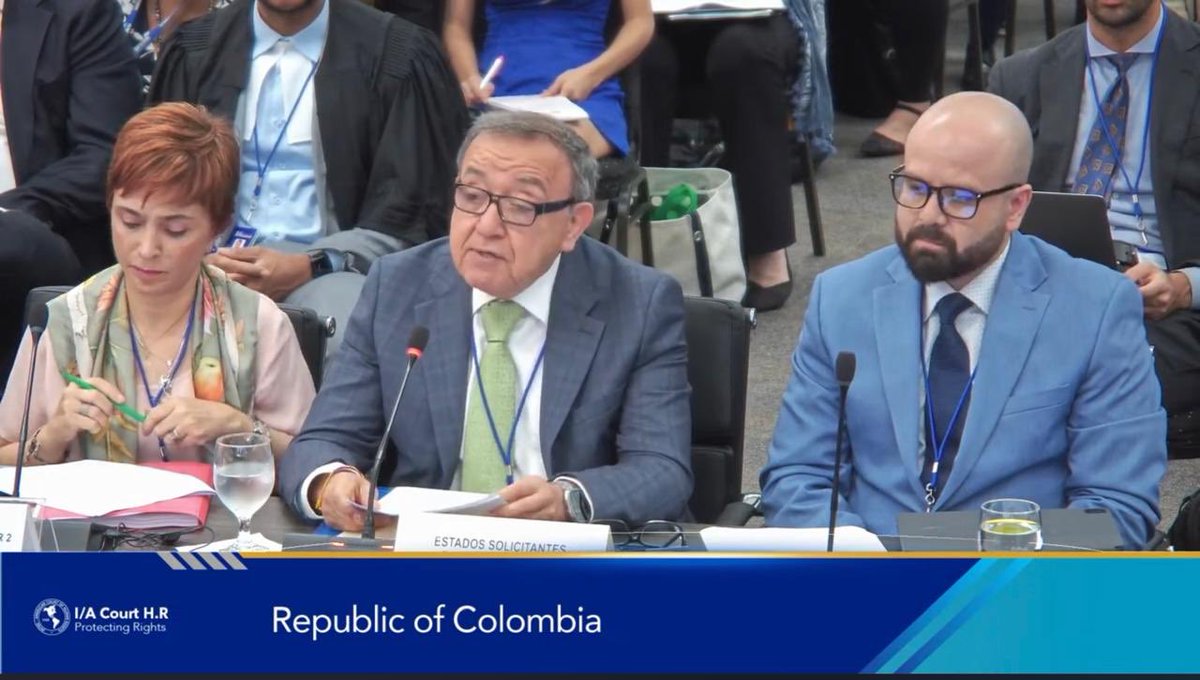 #Noticia 🗞️| Colombia presentó argumentos orales en opinión consultiva ante la Corte Interamericana de Derechos Humanos sobre emergencia climática y Derechos Humanos cancilleria.gov.co/newsroom/news/…