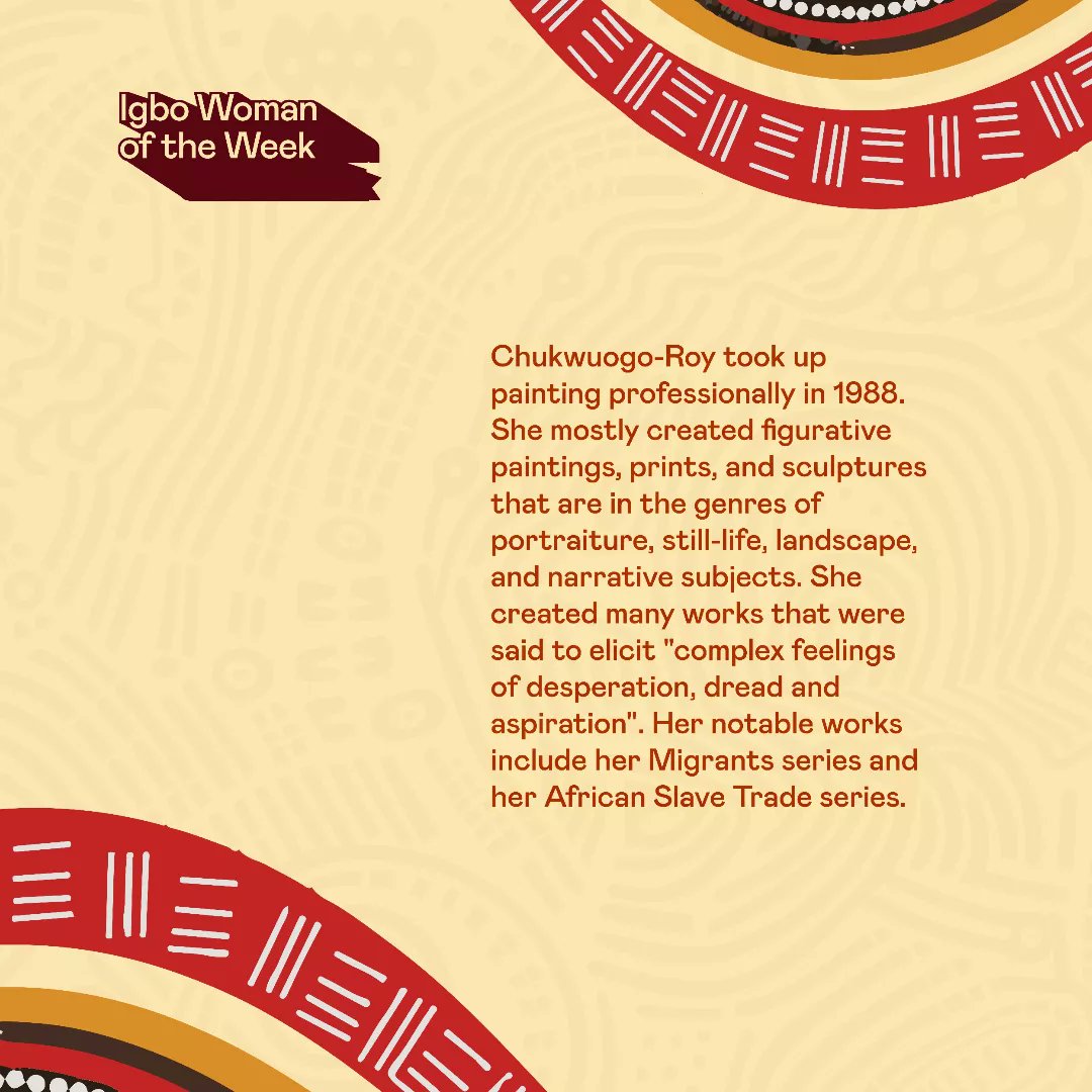 Our Personality spotlight today is on the legendary Chinwe Ifeoma Chukwuogo-Roy.

Download the KEDU app to learn more about Igbo personalities at the forefront of our culture and stay connected to home.

#KEDUapp
1/2