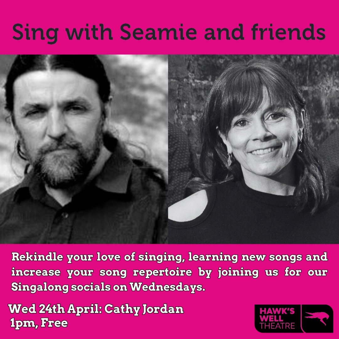 Today at 1pm Seamie O'Dowd returns with Sing with Seamie & friends. Rekindle your love of singing, learning new songs & increase your song repertoire. This week's guest is Cathy Jordan! >>rb.gy/g4kadt #Sligo #HeartOfSligo