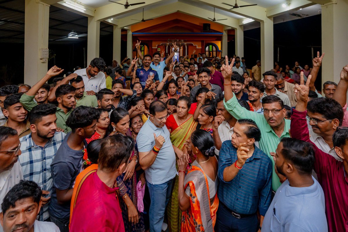 visrane's tweet photo. The people of Paikul, Sattari, are expressing overwhelming support and admiration for #MyChoiceModi. During a recent interaction, I attentively listened to their stories of life transformation. Assuring them of sustained progress, empowerment, livelihood sustainability, and growth opportunities, I appealed for their invaluable support for #PhirEkBaarModiSarkar.