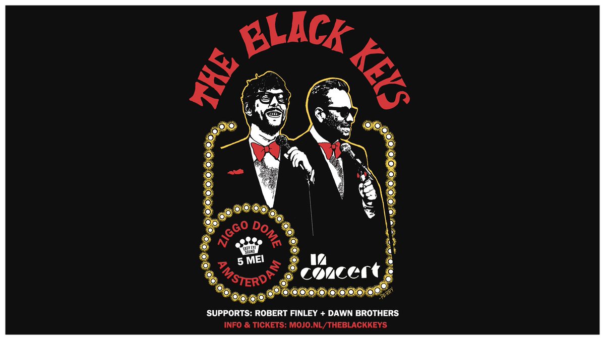 SUPPORT ACT ALERT 🚨 Robert Finley en Dawn Brothers zijn aangekondigd als de support acts bij het concert van #TheBlackKeys 🎶 Het Amerikaanse duo keert namelijk op 5 mei 2024 terug naar de #ZiggoDome 🤩 Zien we je bij het concert? 👀 Nog geen tickets?👉 bit.ly/ZD-TBK24