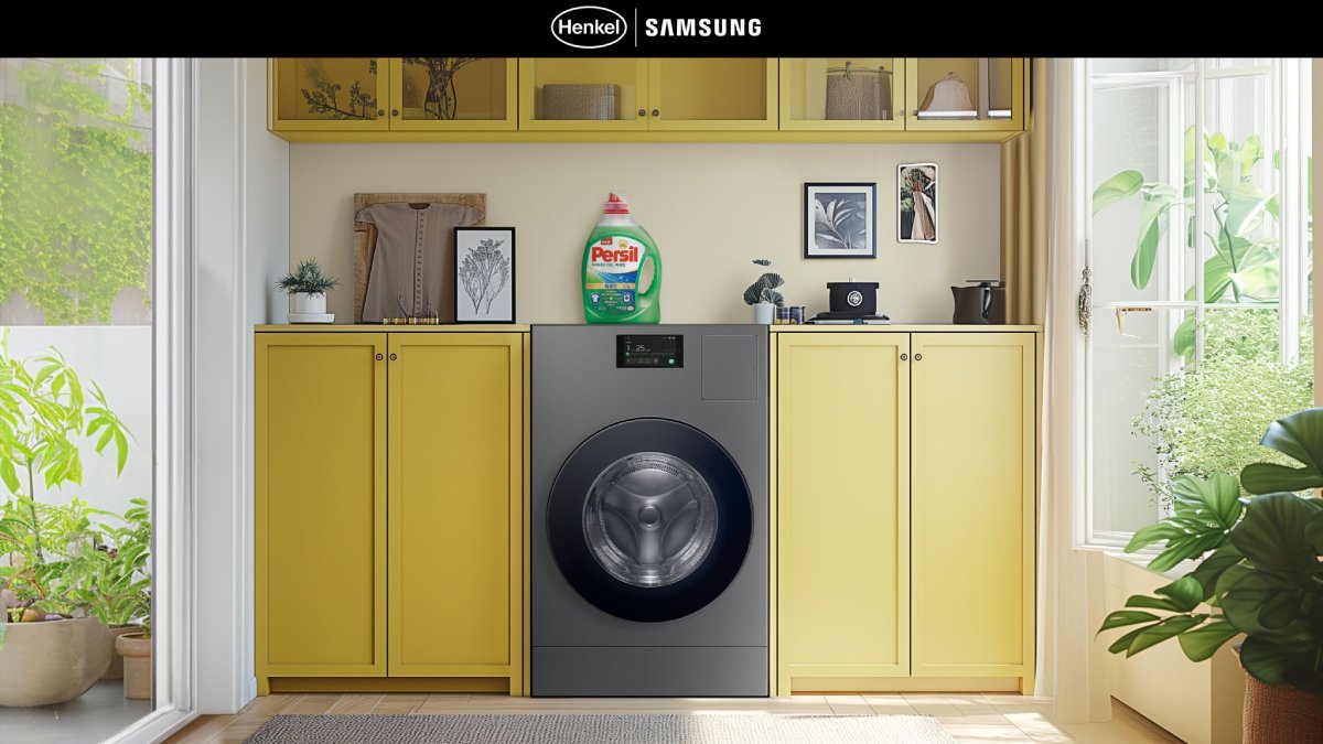 Henkel teamed up with @Samsung to revolutionize #laundry care in #SouthKorea! Say hello to the #Persil Deep Clean wash cycle - cleaning with 60% less energy. Read all about it here 👉: henkel.com/press-and-medi…