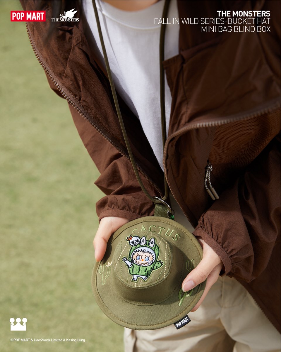 🆕THE MONSTERS FALL IN WILD シリーズ バケットハット ミニバッグ