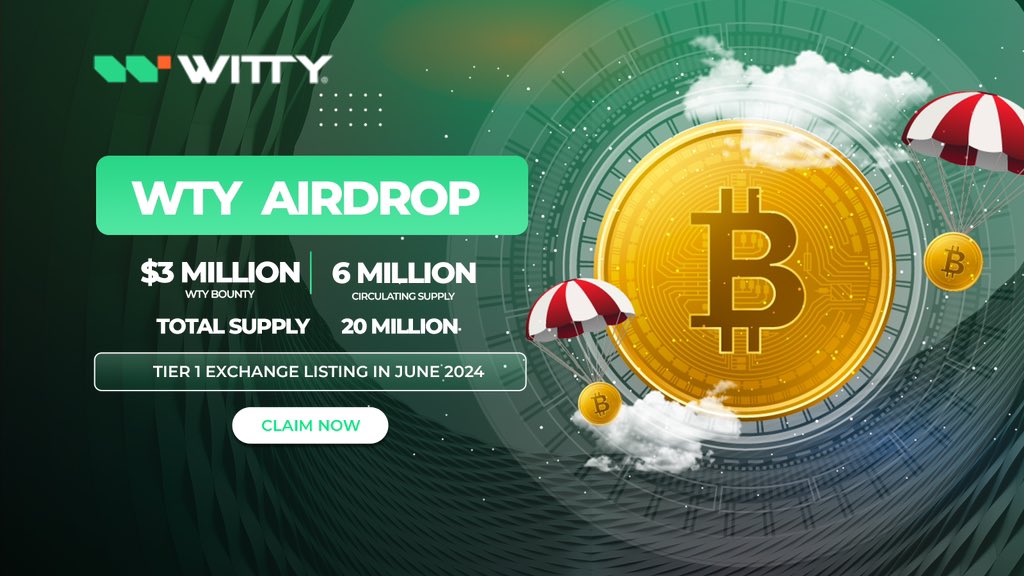 Another opportunity to win a Zero-cost airdrop is here !! Earn up to $20,000 from the Airdrop. 1 point = $1 Participate in the ongoing #WTYAirdrop by following these easy steps: 1. Visit this link to #SignUpNow: 2ly.link/1xf3K 2. Fill in your name and email address 3.