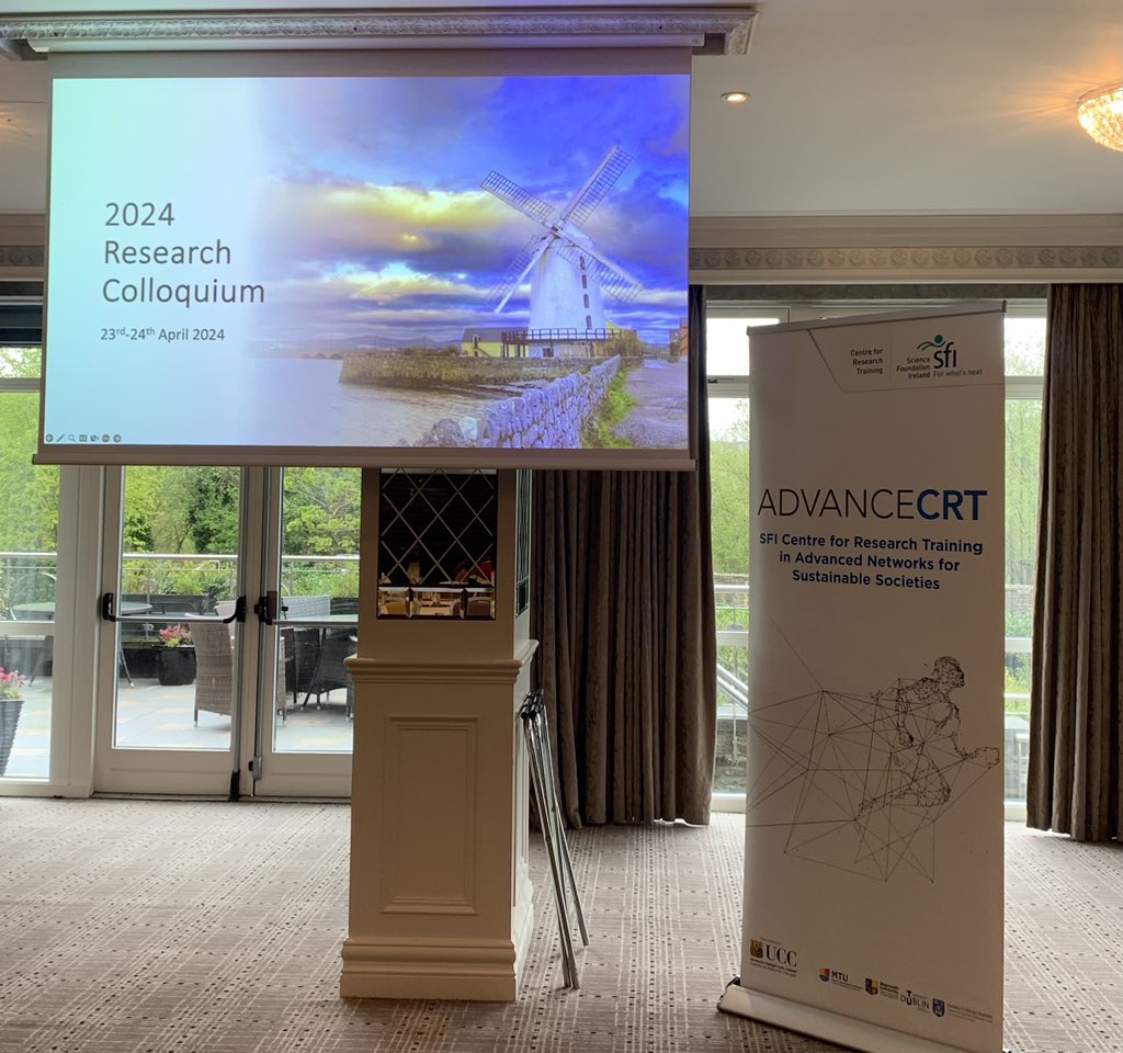 About to kick start day 2 of the @AdvanceCrt Entrepreneurship workshop at @rosehoteltralee @scienceirel Looking forward to working with 60+ PhD students from across Ireland.