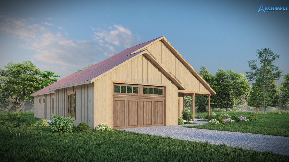 archimple_llc's tweet photo. Archimple LLC's Barndominium house offers rustic charm and elegance. Featuring spacious porch, open kitchen, master suite, and 2-car garage, it blends country living with contemporary style.
To learn more at: https://t.co/8sov247dIp
#barndominium #familyliving #moderncomfort https://t.co/TjBKR1WPbQ