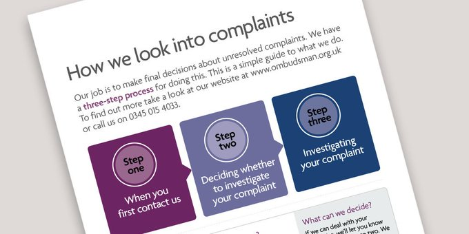 @PHSOmbudsman Our step-by-step guides explain what happens when we first receive your complaint, how we decide if we can investigate it and what to expect if we do. orlo.uk/TCUAU @paulapeters2 @vamroses @mikecoulson48 @RandolphTrent @SueJonesSays @MrTopple @BadPutty