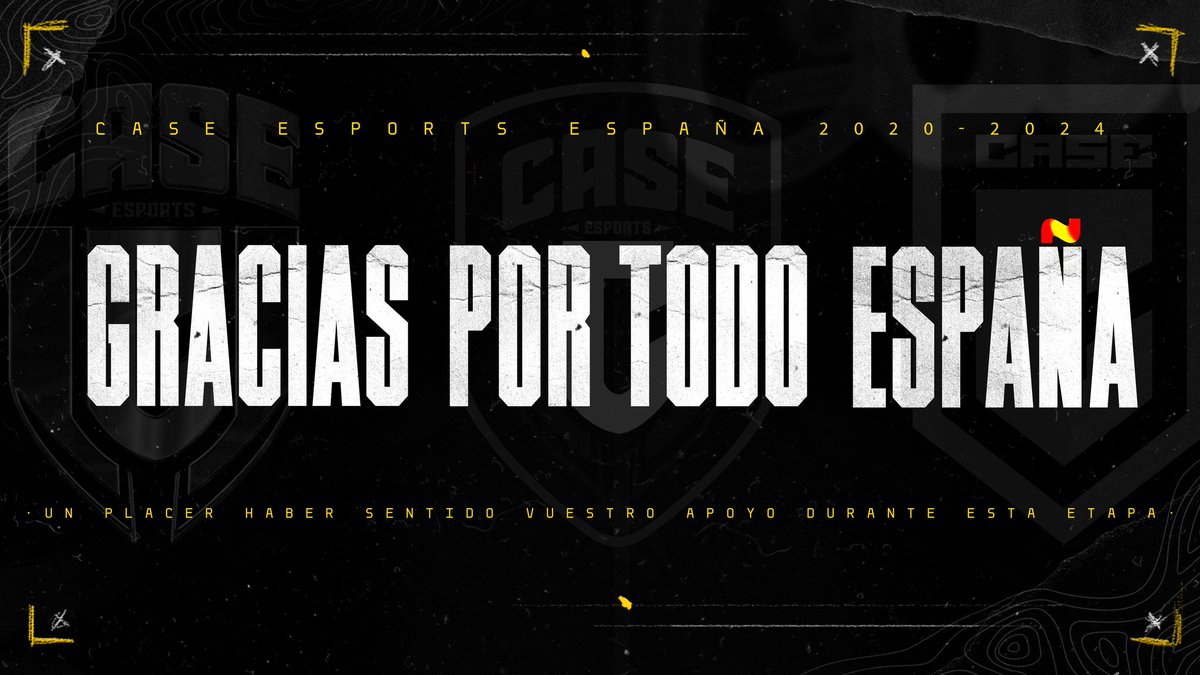 Bom dia! Como sabéis, Case Esports se despide de España así que esta cuenta pasará a ser el nuevo hogar de nuestro equipo de CS2 y empezaremos a twittear en portugués 🇧🇷 Muchas gracias por todo lo que nos habéis dado, España, ha sido un placer sentir vuestro apoyo 🫶🇪🇸