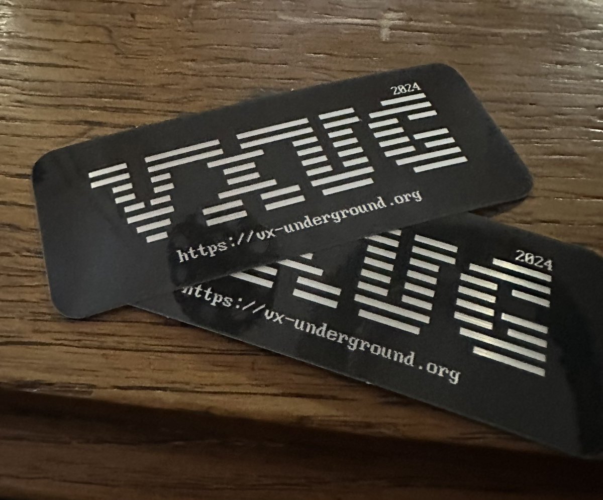 f0wL (@f0wlsec) on Twitter photo Bonjour #botconf! As is custom, I brought <a href="/vxunderground/">vx-underground</a> stickers :) Find me in the crowd and let’s talk about malware Bonjour #botconf! As is custom, I brought <a href="/vxunderground/">vx-underground</a> stickers :) Find me in the crowd and let’s talk about malware