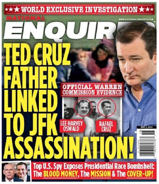 Wow. Pecker admits these @tedcruz bashing headlines were concocted with Trump *who also called Ted’s wife ugly. You know what’s even worse than these smears? Being so thirsty for fame and deep in the cult that you’d side with Trump over your own family. My God.