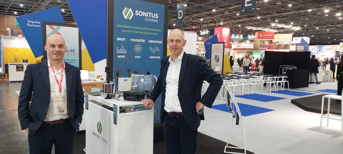 The Sonitus Systems team is onsite at Intermat Paris 2024 this week! 

Visit us at Hall 5b in the Startup Village to check out a selection of our noise and air quality monitors. 

#environmentalmonitoring