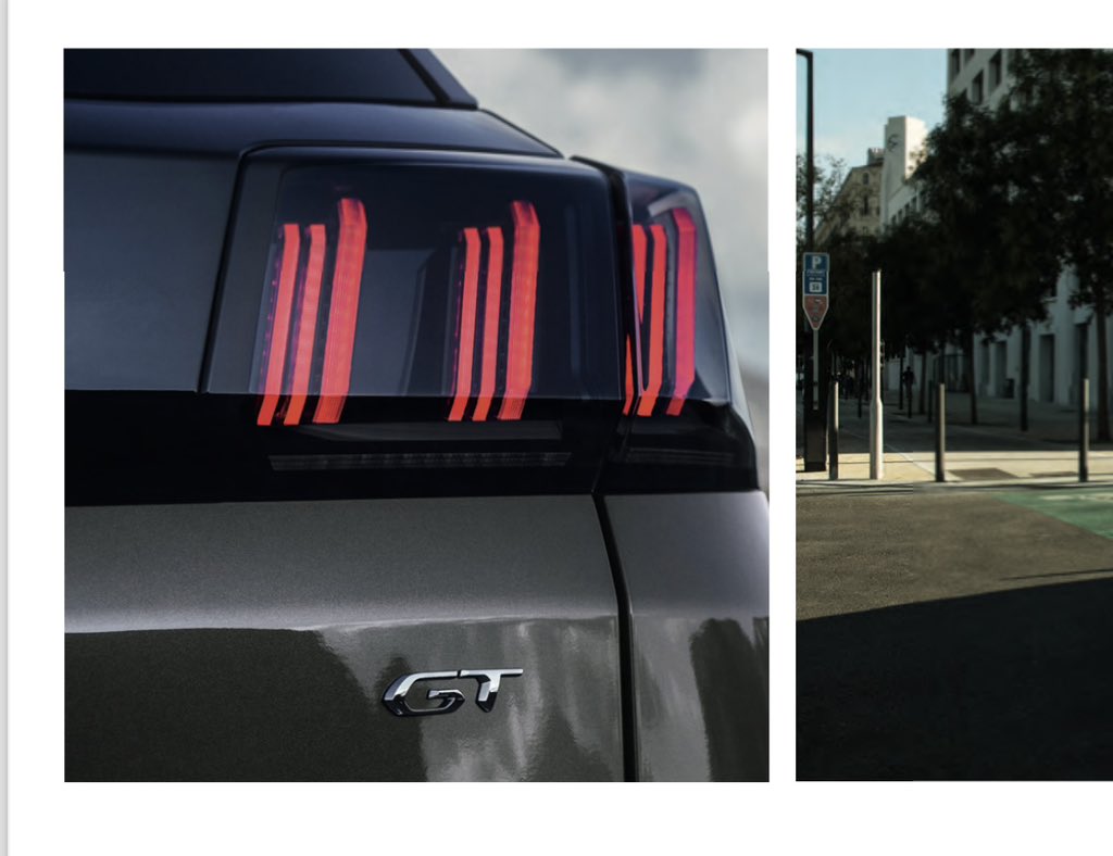 The new 3008 SUV was launched yesterday, and boy, it's sleek and modern! The front end is refined and features a frameless vertical grille with wing extensions that hint at the aesthetic trends of the future. 

But the real magic happens at the back of the car🥳, where you'll