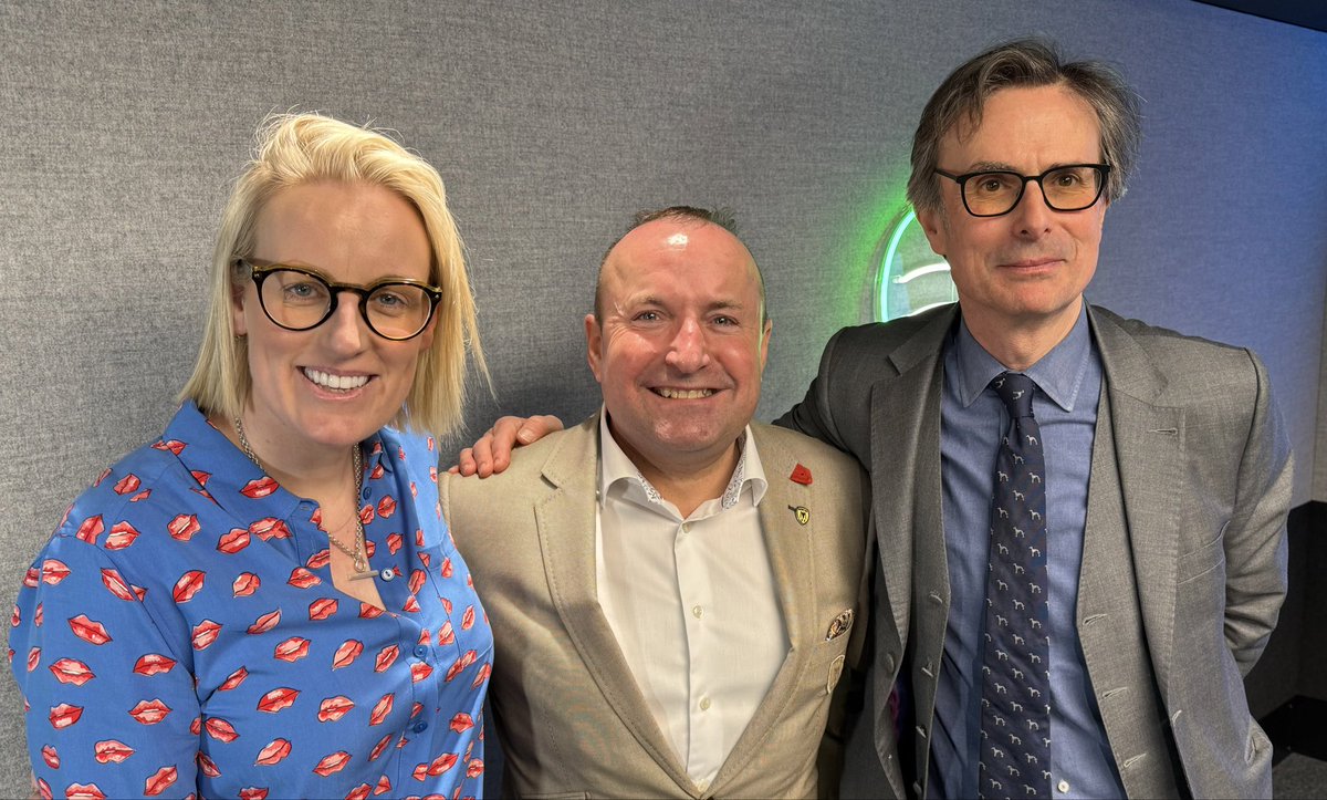 Great to film here with Robert Peston and Steph McGovern today @Spotify Speaking about The Bank of Dave, Business, Finance and the Economy See you all again soon. @Peston @StephLunch #BankofDave @therestismoney #Spotify