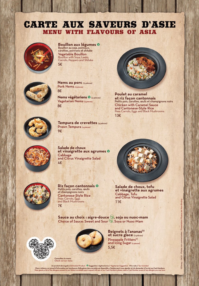 DLPReport's tweet photo. 🍽️ Last Chance Cafe - in Frontierland - will feature a new Asian-inspired menu when it reopens on Saturday with soups, salads, tempura, rice bowls and pineapple fritters: https://t.co/OdOPatQwrr