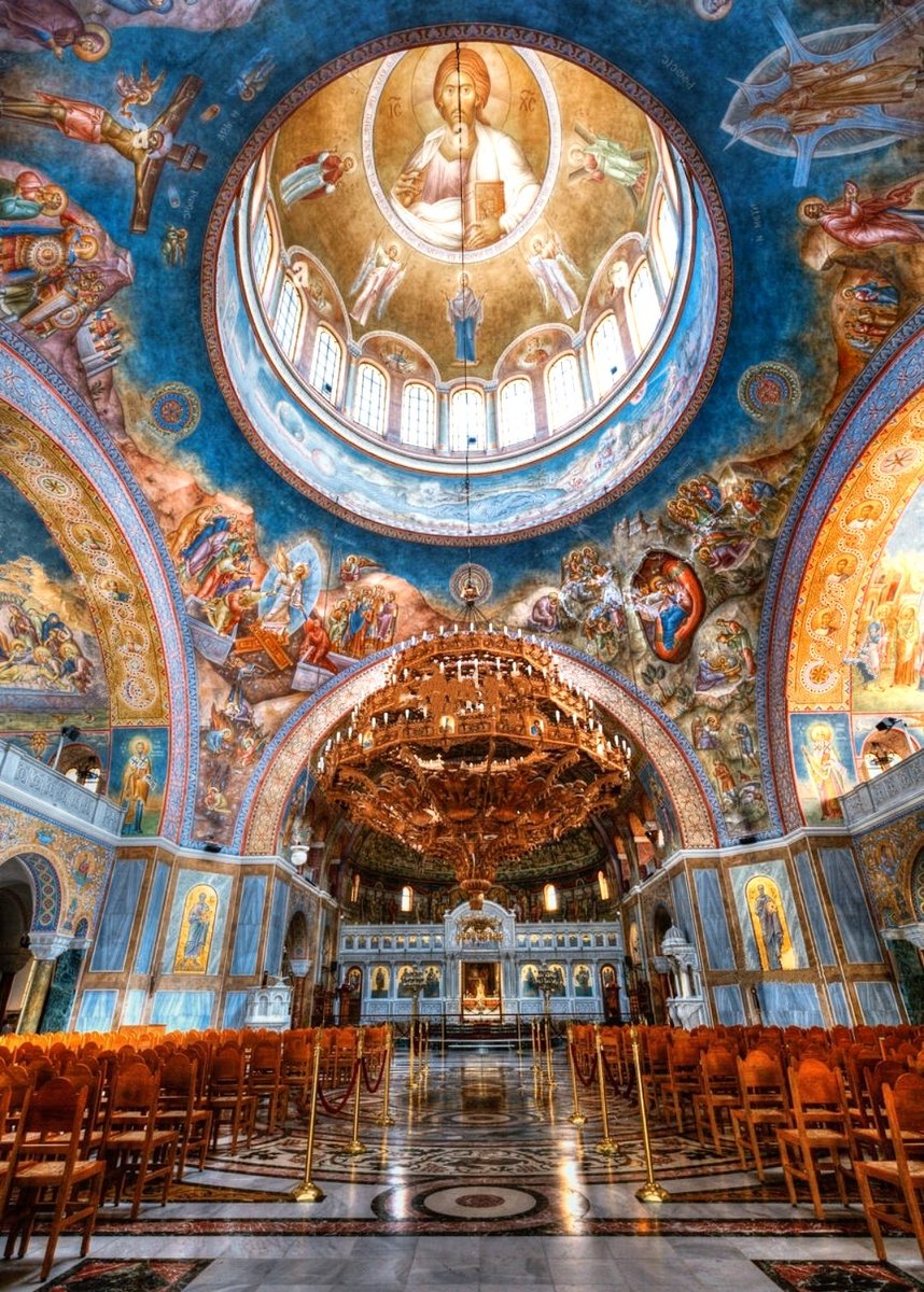 Hagios Andreas Cathedral, Patras

Parts of the Holy relics of the Apostle Andrew are stored in the basilica, as also portions of the cross on which he was martyred... returned during the 60s & 80s from the Catholic Church (taken from Patras during the Crusade against Byzantium)