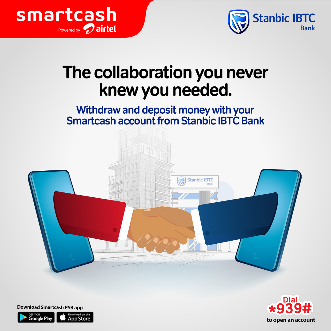 Need cash?  Stanbic IBTC lets you withdraw as much as you need at any branch! 

Dial 939# to learn more.​
#SmartcashPSB