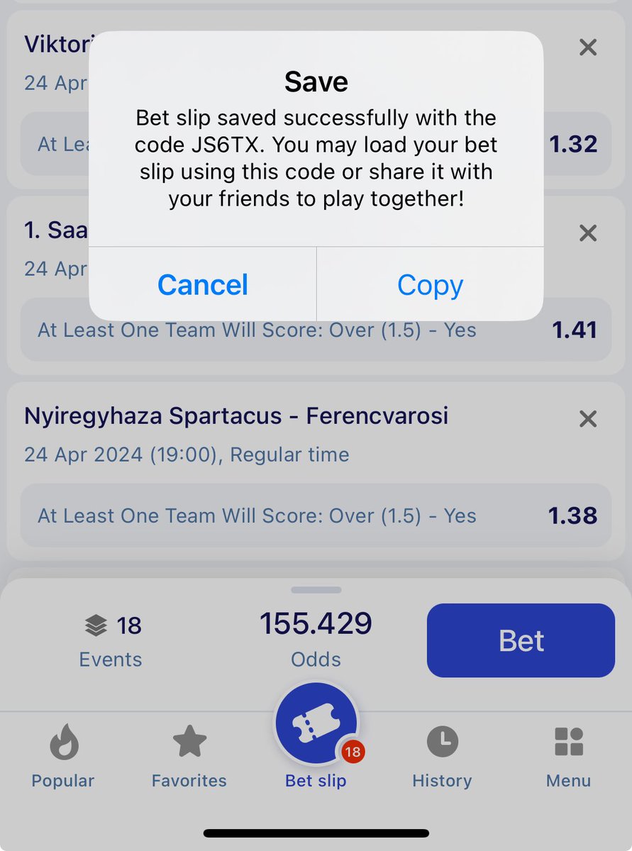 Bet of the Day & 155 odds Mixed Acca on Paripesa 🤩🤩🤩 2Q87X & JS6TX Don't have PariPesa account? Register & play here 👉paripesa.bet/adt Use promo code 👉 ADT