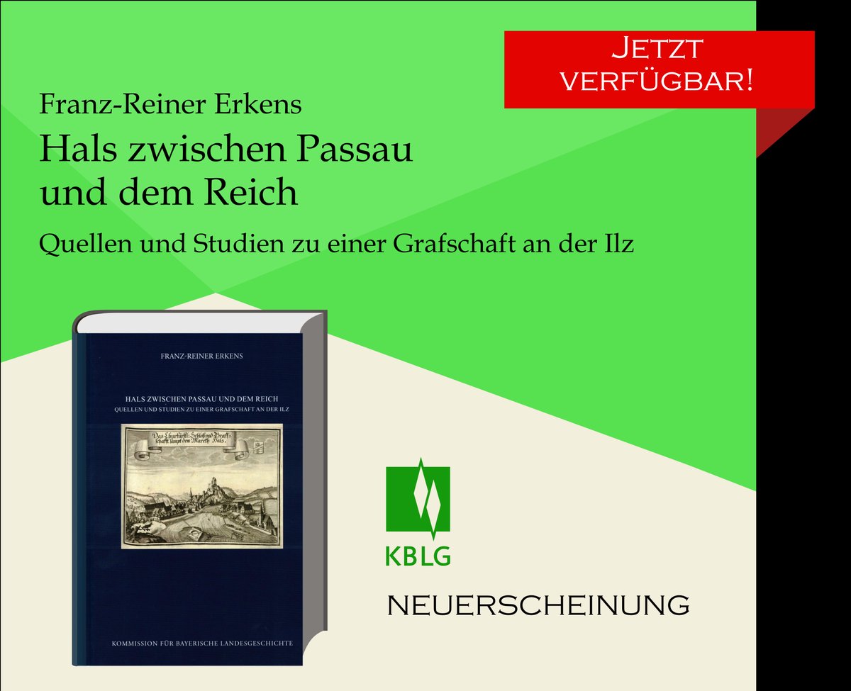 Die nahe Passau gelegene Grafschaft Hals hatte im Spätmittelalter eine umstrittene Stellung: Lehen des Reiches oder der Passauer Kirche? Frank-Reiner Erkens, mit Verwendung von größtenteils zuvor unedierten Quellen, geht dieser Frage nach. oberpfalzverlag-lassleben.de/produkt/franz-…
#Passau