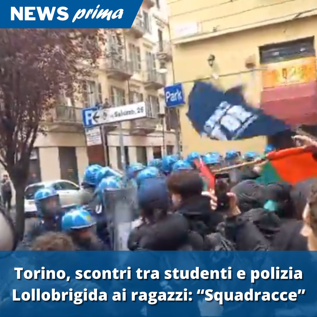 LEGGI: newsprima.it/cronaca/scontr…

#lollobrigida #ministrolollobrigida #palestina #manifestanti #manifestazioni #francescolollobrigida #antoniotajani #torino #tafferugli #scontri #polizia #askatasuna #news #politica #notizie #squadracce #israele #gaza