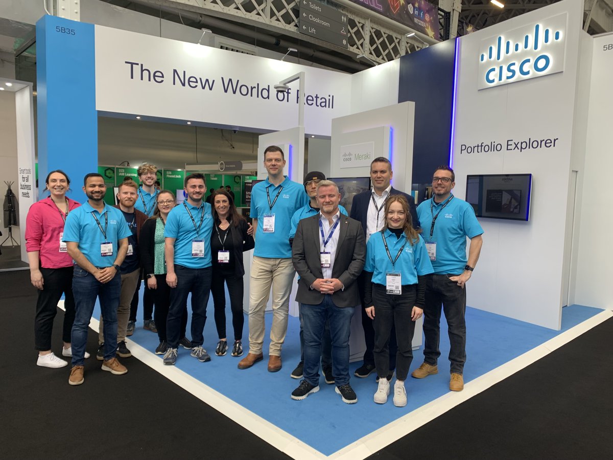 Hello! 👋 Are you coming to the @RetailTechShow? Join Cisco today and tomorrow at stand 5B35 for product demos, innovations, and networking! 

#RTS2024