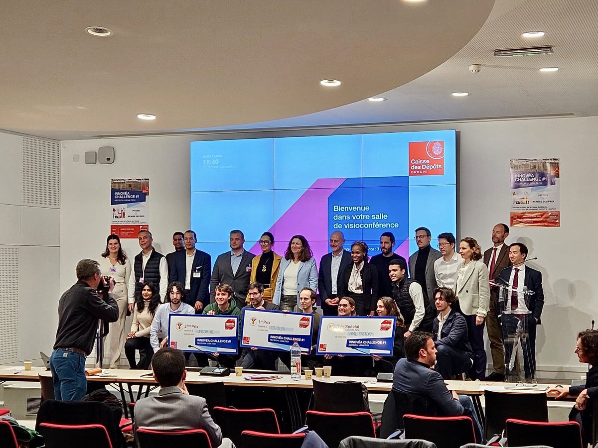Catherine Mayenobe (@cathmayenobe) on Twitter photo Premier Challenge #Innovéa de la <a href="/caissedesdepots/">Caisse des DépÎts</a> dédié au #Legaltech et au #Regtech
12 start-ups inspirantes đ
Félicitations aux lauréats : Copilex, <a href="/UncovAI/">UncovAI</a> et <a href="/AMLFactory/">AML Factory</a> !
Un grand merci à tous les participants ! Premier Challenge #Innovéa de la <a href="/caissedesdepots/">Caisse des DépÎts</a> dédié au #Legaltech et au #Regtech
12 start-ups inspirantes đ
Félicitations aux lauréats : Copilex, <a href="/UncovAI/">UncovAI</a> et <a href="/AMLFactory/">AML Factory</a> !
Un grand merci Ă tous les participants !